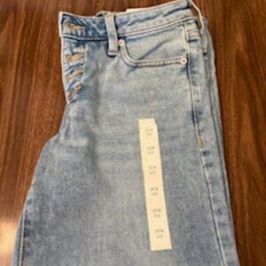 NWTs Banana Republic Straight Mid-Rise Jeans Size 4